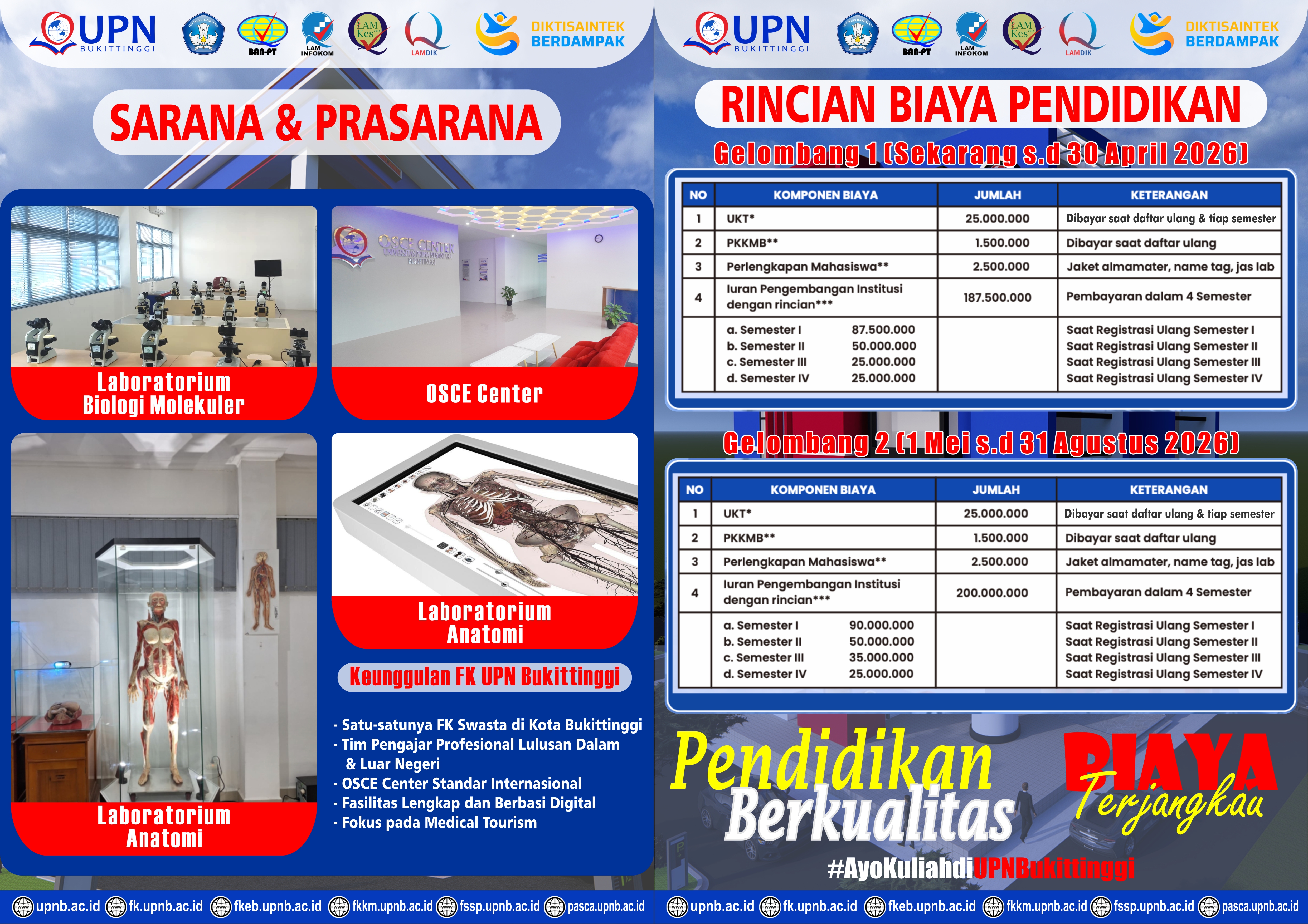 BROSUR FAKULTAS KEDOKTERAN - UPN BUKITTINGGI 2026